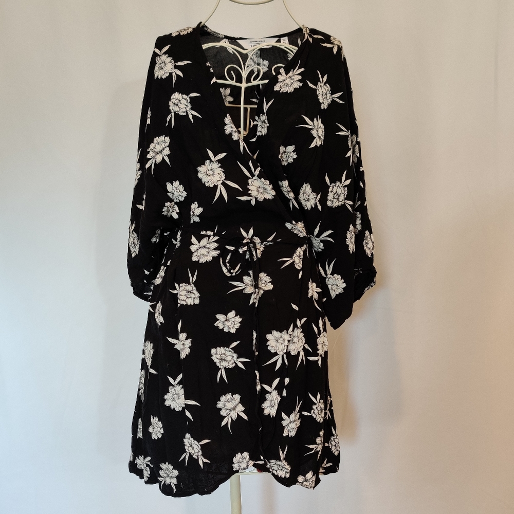 & Other Stories Women's Floral Kimono Wrap Dress